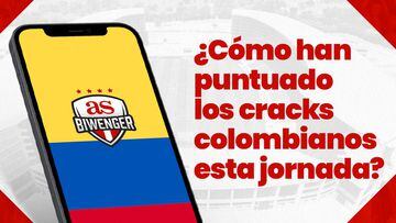 ¿Cómo han puntuado los jugadores colombianos de LaLiga española esta jornada?