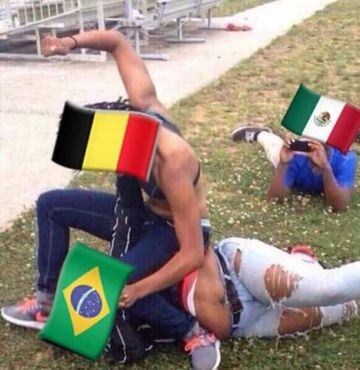 Los memes del triunfo de Bélgica contra Brasil en el Mundial 2018