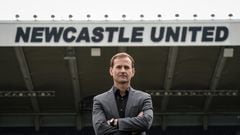 NEWCASTLE UPON TYNE, ENGLAND - JUNE 07: Newcastle United's Sporting Director Dan Ashworth poses for photographs at St. James Park on June 07, 2022 in Newcastle upon Tyne, England. (Photo by Serena Taylor/Newcastle United via Getty Images)