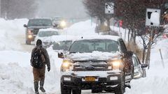 El NWS alerta sobre una nueva y masiva tormenta invernal en Estados Unidos. Fechas de la caída de nieve y lugares afectados por las nevadas.