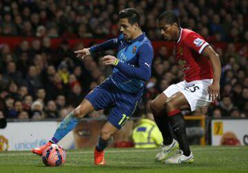 Alexis Sánchez  fue una de las buenas figuras en el duelo entre Arsenal y Manchester United.