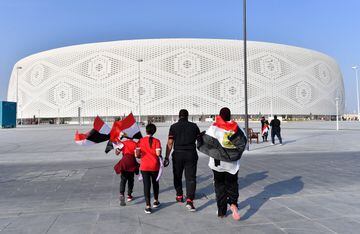 Al Thumama Stadium in Doha  The 40,000- seater venue will host 6 group stage matches, one round of 16 game and one quarter final. The FIFA World Cup 2022 will kick-off on 20 November 2022. 
