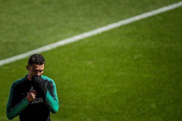 Humble | Cristiano Ronaldo training with the Portugal squad.