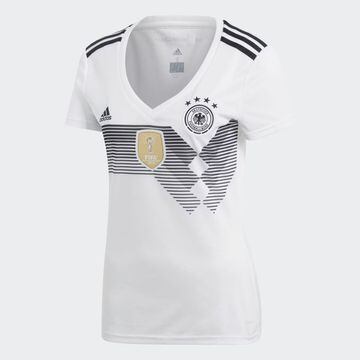 Germany's new women's home shirt, which is also inspired by the Italia '90 kit.