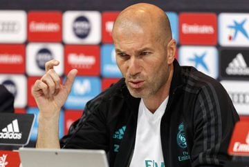 Zidane in Saturday's presser