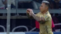 Asistencia y gol: la gloriosa noche de Vargas que hace soñar a Atlético