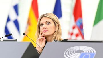 European Parliament vice president, Greek socialist Eva Kaili, is seen at the European Parliament in Strasbourg, France November 22, 2022.