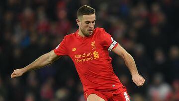 Henderson doubtful for Liverpool's run-in with Arsenal