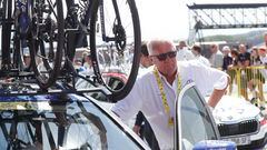 El manager del Soudal Quick-Step Patrick Lefevere, antes de una etapa en el Tour de Francia 2022.