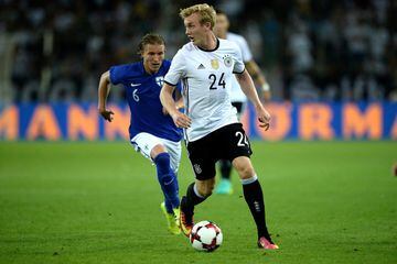 Brandt es otro de los jugadores a seguir de la selección de Alemania. Brandt tuvo una buena actuación en los Olímpicos de Rio 2016 y en la Confederaciones.