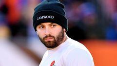 The Carolina Panthers traded for Baker Mayfield this offseason, but the front office still maintains he will be in a quarterback competition Sam Darnold.