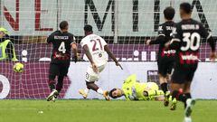 Sorpresa: el Torino elimina al Milan jugando con 10