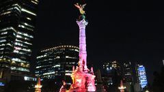 El Ángel de la Independencia y el Monumento a la Revolución se pintan de Tricolor por la ‘Novena’ Mexicana