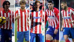 Tiago, Diego, Fernando Torres, Morata y Carrasco. 
