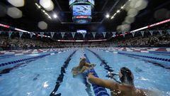 &iexcl;Silencio, por favor!. Phelps, en la piscina, el pasado mes de junio, en los trials americanos. 