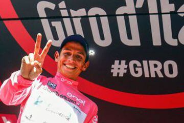 Esteban Chaves en imágenes: así ha llegado al liderato del Giro