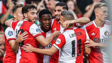 Sinisterra anota y Feyenoord avanza a los playoffs de UCL