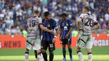 Juan Cuadrado regresa en empate de Inter ante Bologna