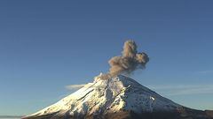 Volcán Popocatépetl, actividad 31 octubre: explosión, exhalaciones y última hora