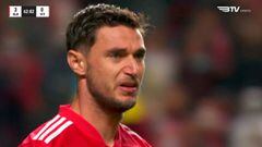 El jugador ucraniano que rompió a llorar por lo que pasó en el estadio del Benfica