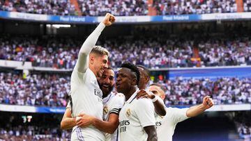 Real Madrid triumphed in the Clásico thanks to goals from Benzema, Valverde and a late penalty from Rodrygo at the Santiago Bernabéu on LaLiga matchday nine