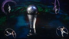 Dancers perform during The Best FIFA Football Awards ceremony