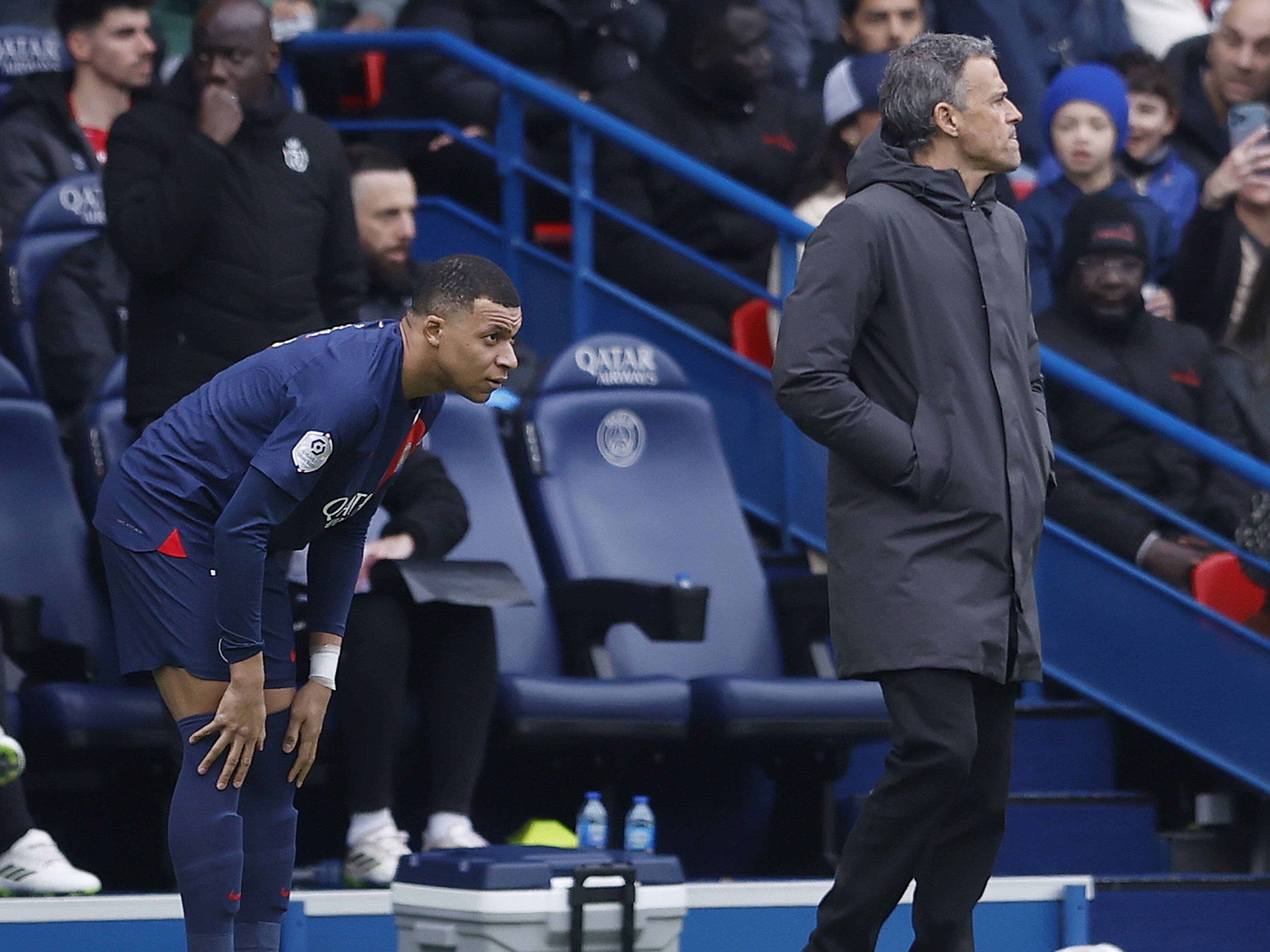 Luis Enrique se ‘despide’ de Mbappé: “Le deseo lo mejor en el futuro...”