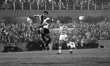 Fotografía de la final de la Copa de Europa 1970 entre Feyenoord y Celtic Glasgow