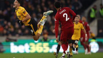 Wolverhampton stunned Klopp’s side and the Mexican forward took part in the second half.