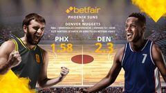 Phoenix Suns vs. Denver Nuggets: horario, TV, bajas, estadísticas y pronósticos del Partido 6 de los Playoffs