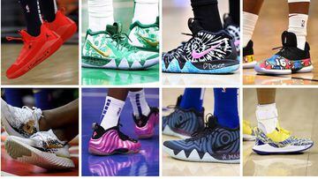 Así son las zapatillas de las estrellas de la NBA