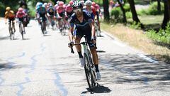 El ciclista español Alejandro Valverde compite durante el Mont Ventoux Denivele Challenge.
