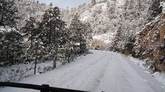 Frente frío 14: qué municipios de Durango fueron cubiertos de nieve y por qué