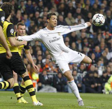 Cristiano in Champions League action against Dortmund