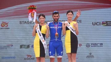 Fernando Gaviria suma su tercera victoria en el Tour de Guangxi.