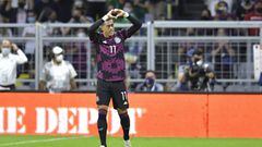  Rogelio Funes Mori celebrates his goal 2-0 of Mexico during the game Mexico vs Honduras, corresponding to CONCACAF World Cup Qualifiers road to the FIFA World Cup Qatar 2022, at Azteca Stadium, on October 10, 2021.  &lt;br&gt;&lt;br&gt;  Rogelio Fune