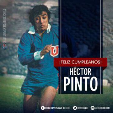 El atacante Héctor Pinto jugó en la U entre el '70 y '76. En 1977-78 defendió la camiseta alba.