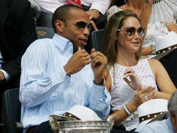 Thierry Henry y Claire Merry