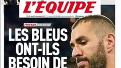 L'Équipe: el 55% de los franceses quieren a Benzema en selección