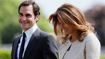 Roger Federer fue uno de los invitados estrella en la boda de Pippa Middleton.