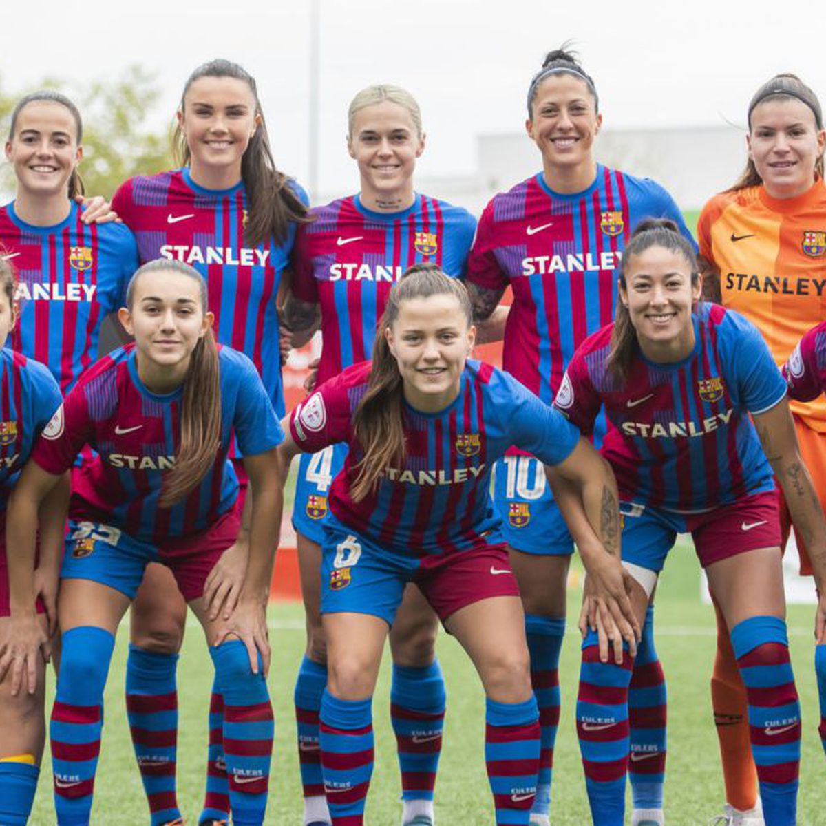 Posiciones de fútbol club barcelona femenino