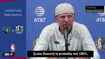 Kidd says Doncic is still not at 100%