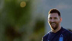 Messi apunta a la titularidad ante Uruguay