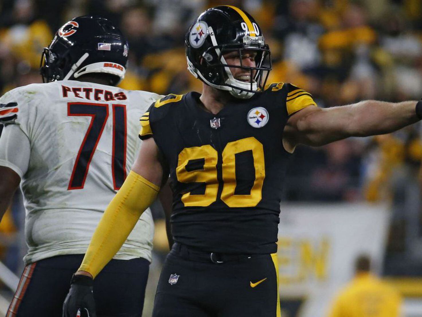 Los Steelers descartan a T.J. Watt para enfrentar a los Chargers - AS USA