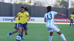 Colombia vs Argentina, Sudamericano Femenino Sub 20.