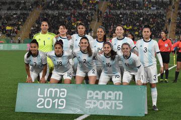 Final del fútbol femenino en los Juegos Panamericanos de Lima.