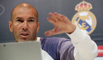 Real Madrid coach, Zinedine Zidane, says he'd never take risks with a player's health.