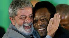 Lula da Silva con Pel&eacute;.