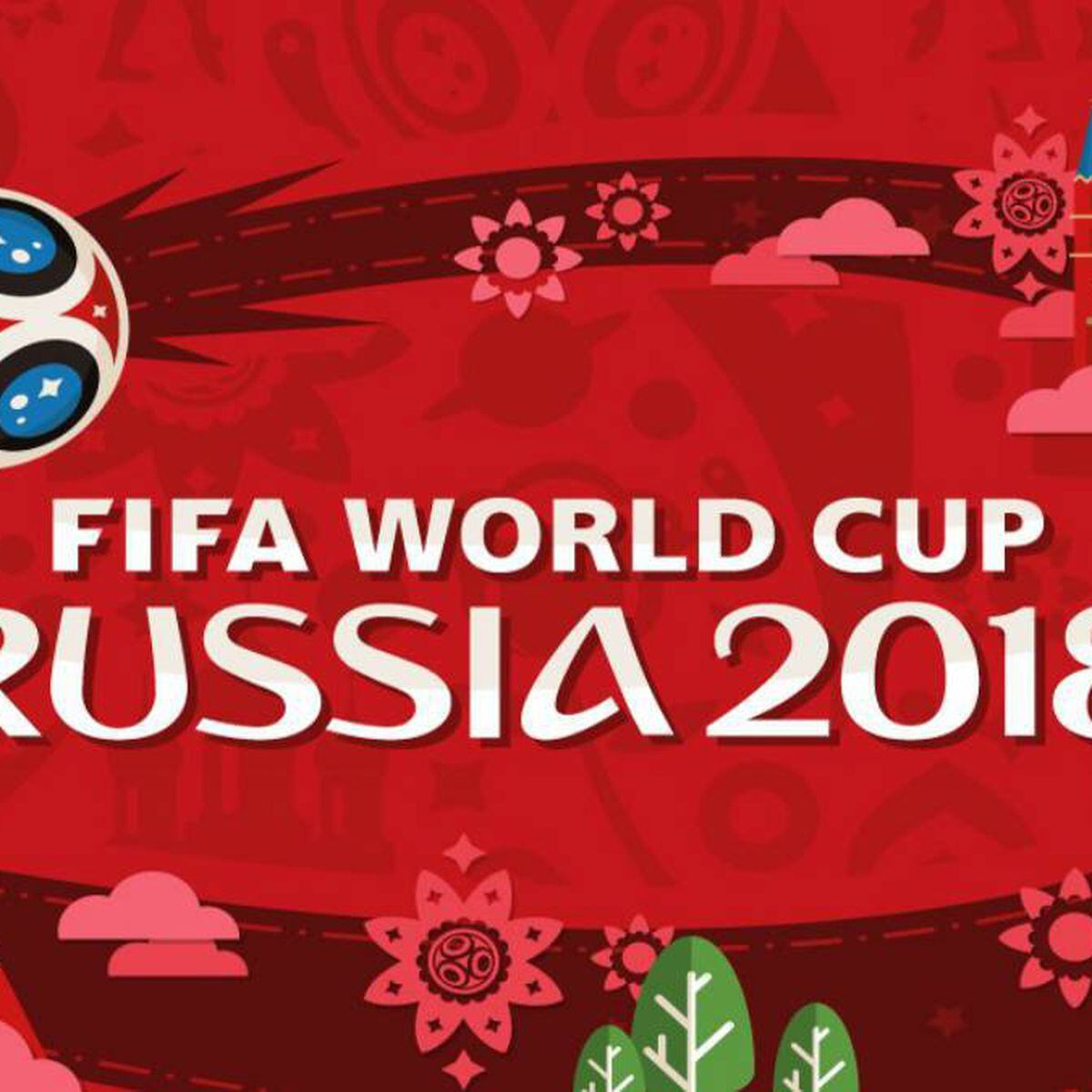 Russia 2018 - FIFA World Cup Wall Chart: fixtures and results