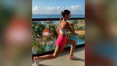 No descansa ni de vacaciones en México: el duro entrenamiento de Paddy, la novia de Marcos Llorente